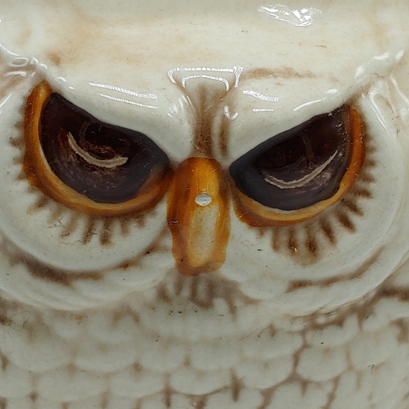 Vintage "Scowling Owl" Planter/Vase - Picture 6 of 7